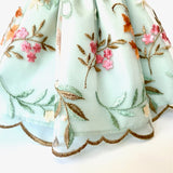 Mother's Day - Mint Green Gown with Embroidered Overlay