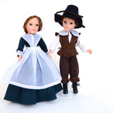 Give Thanks Thanksgiving Pilgrim Costume - Girl