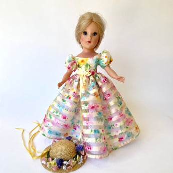 LE Doll - Spring Satin Stripe Gown