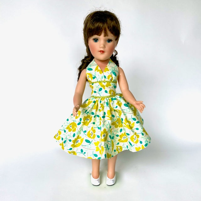 Dress - Cotton floral halter dress for Mary Hoyer Playdoll – The Mary ...